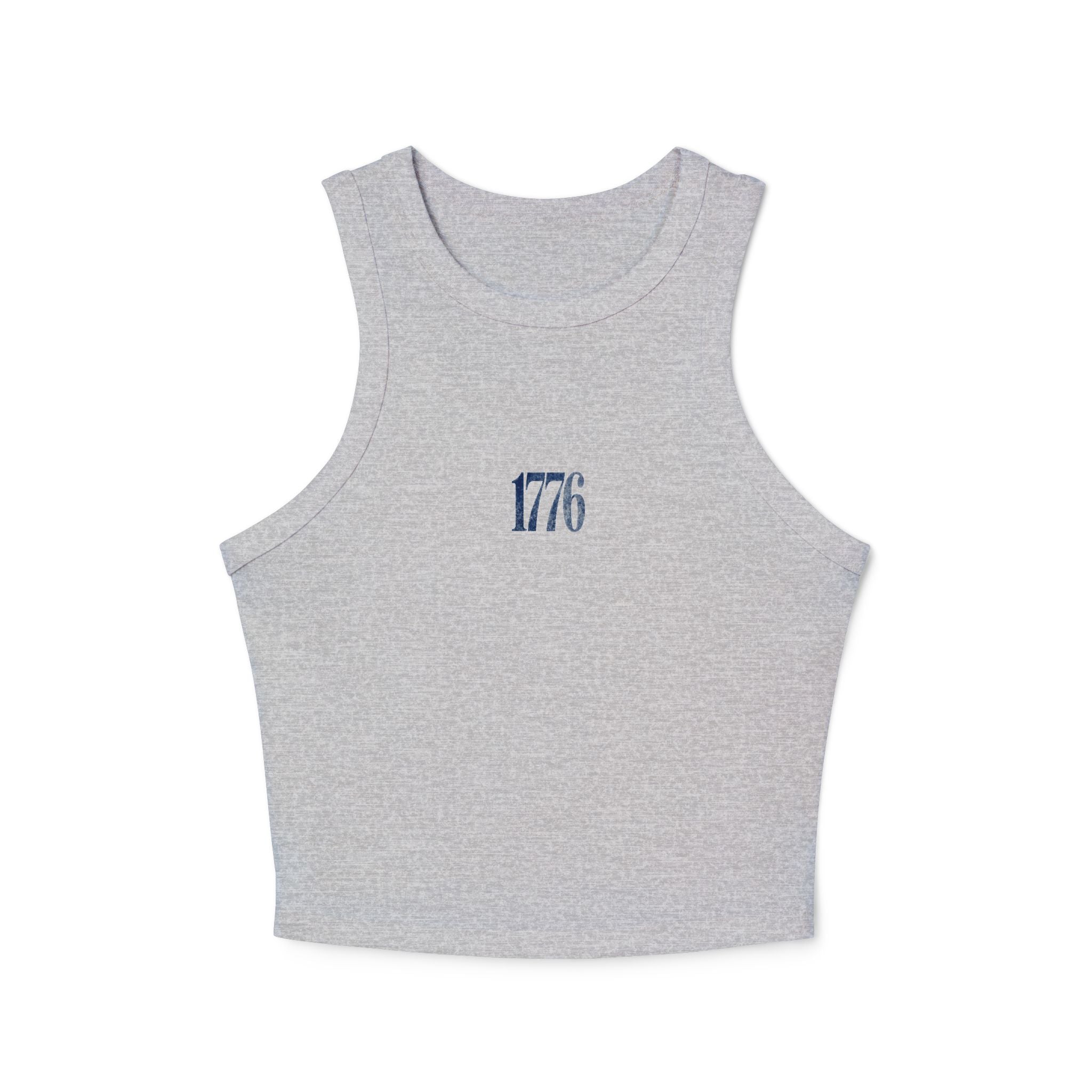 1776 Heritage Cropped Tank – Minimalist Patriotic Women's Tank Printify