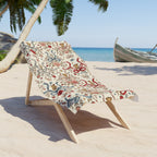 Liberty Bows Beach Towel – Vintage Americana Floral Patriotic Towel Printify
