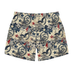 1776 Vintage Camo Swim Trunks — Patriotic Retro Military Print