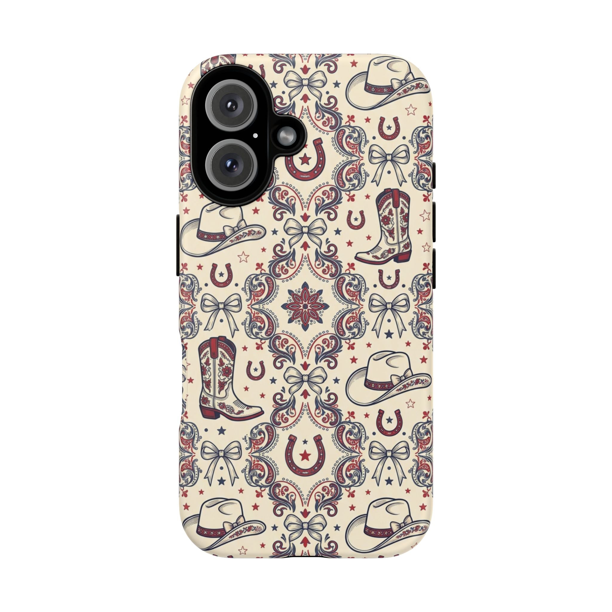 Americana Cowgirl Coquette Phone Case Printify