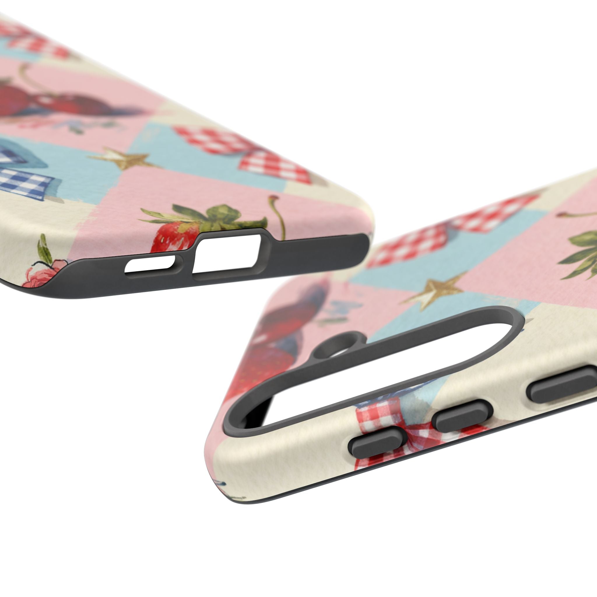 Americana Coquette Cherry Picnic Phone Case Printify