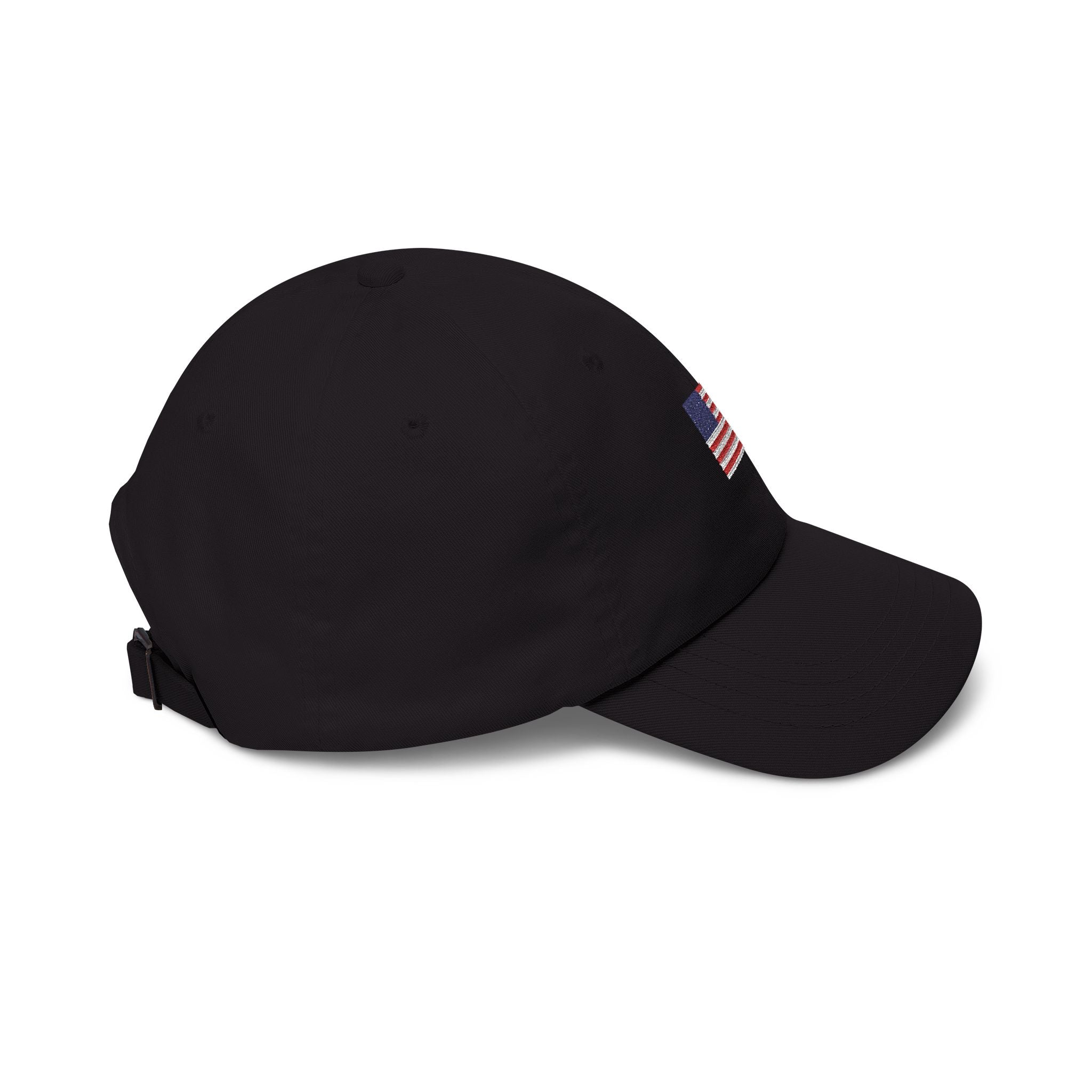 Embroidered American Flag Dad Cap — Classic Patriotic Baseball Hat Printify