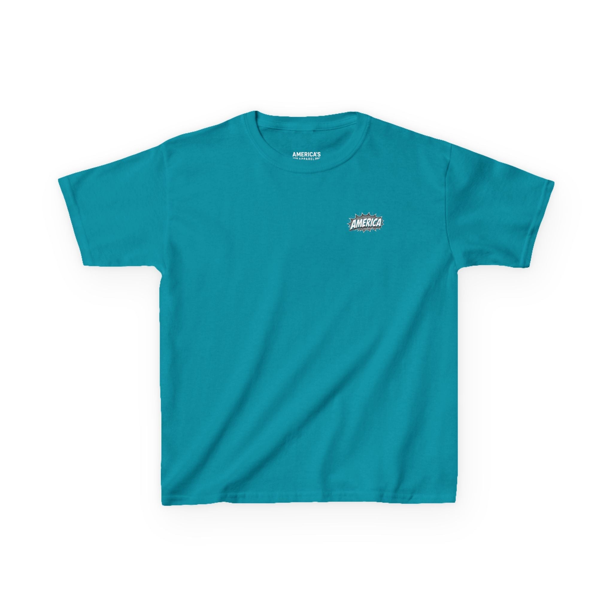 America Comic Book History Kids Tee Printify