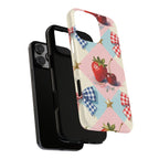 Americana Coquette Cherry Picnic Phone Case Printify