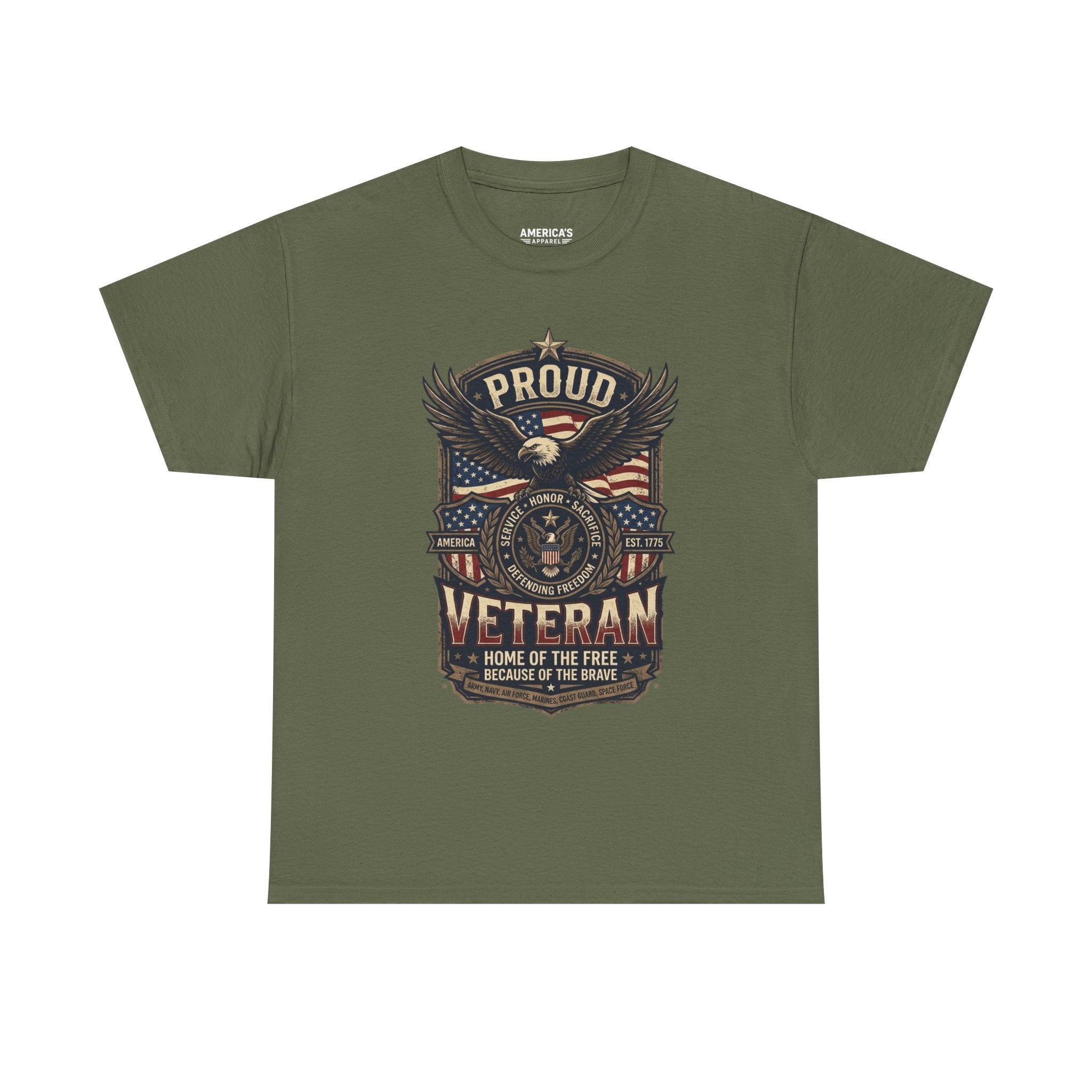 Proud Veteran T-Shirt Printify