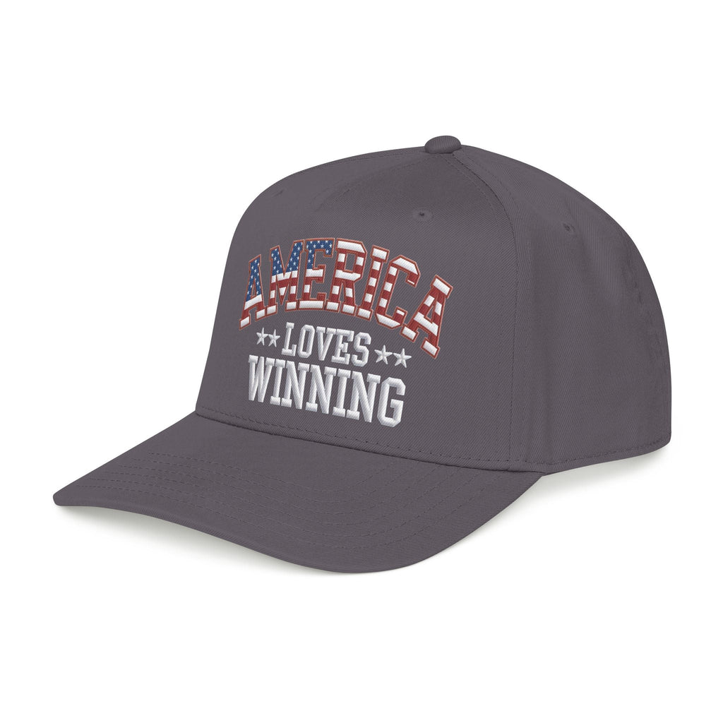 America Loves Winning Patriotic Hat – American Flag Cap