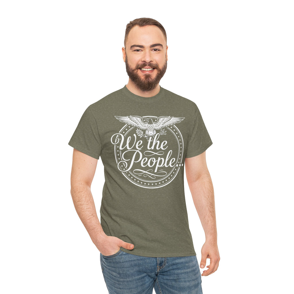 We The People Patriotic Seal T-Shirt – Unisex Heavy Cotton Tee