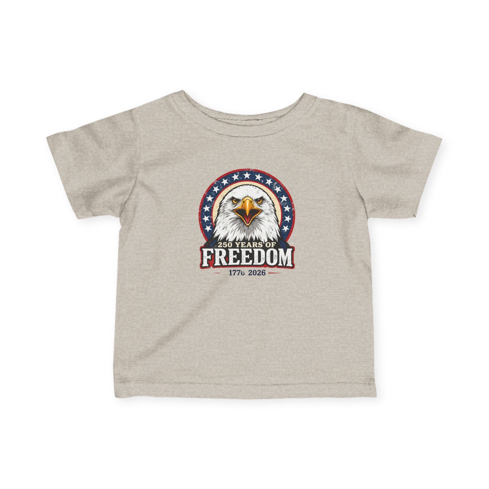 Patriotic Bald Eagle Infant Tee — Freedom Eagle Baby Shirt Printify