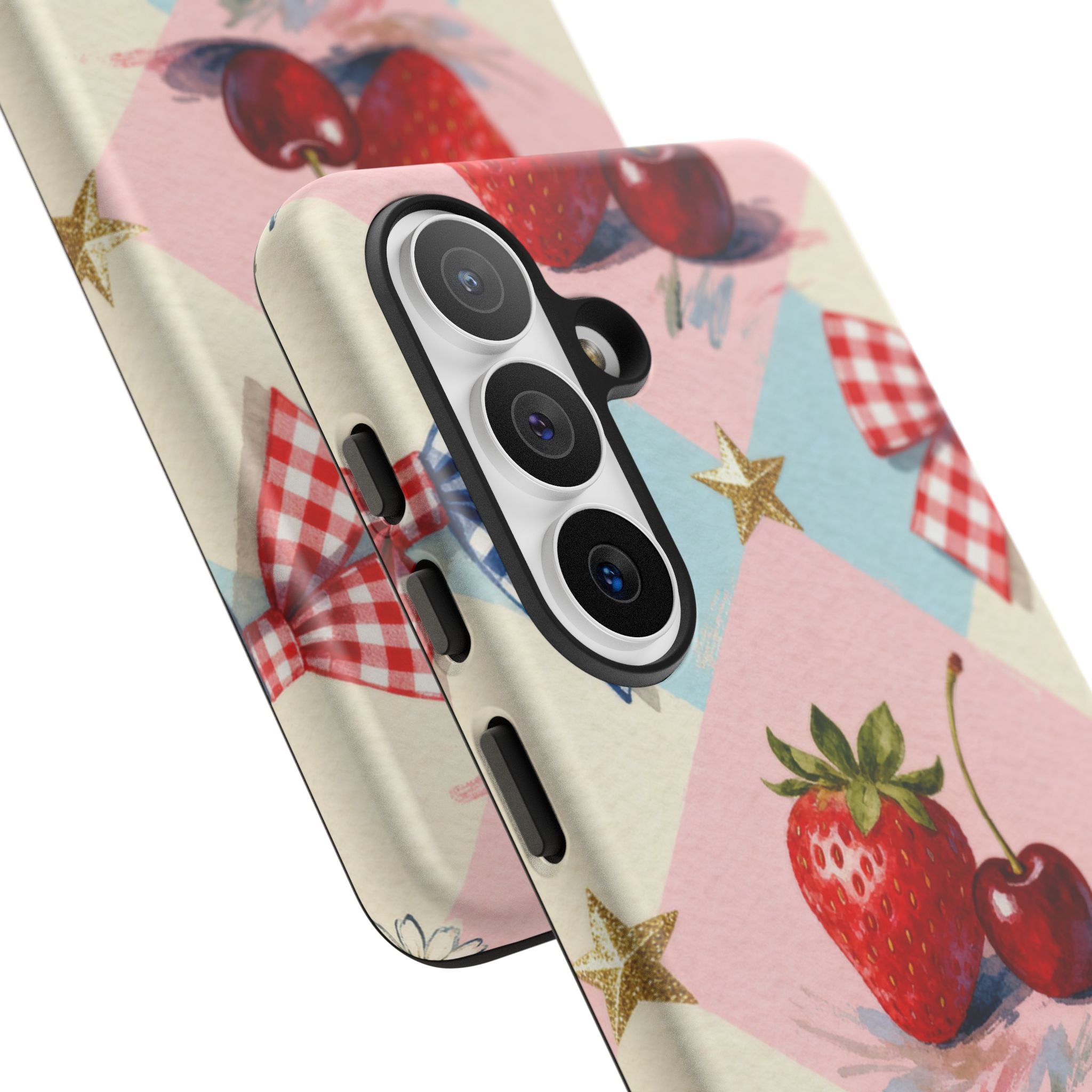 Americana Coquette Cherry Picnic Phone Case Printify