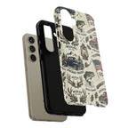 Patriotic Outdoors Phone Case – Bass Fishing & Vintage Americana Case Printify