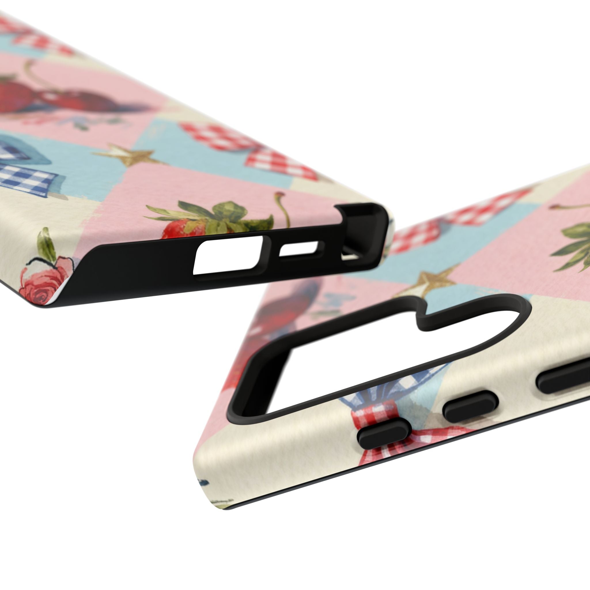 Americana Coquette Cherry Picnic Phone Case Printify