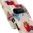 Americana Coquette Cherry Picnic Phone Case Printify