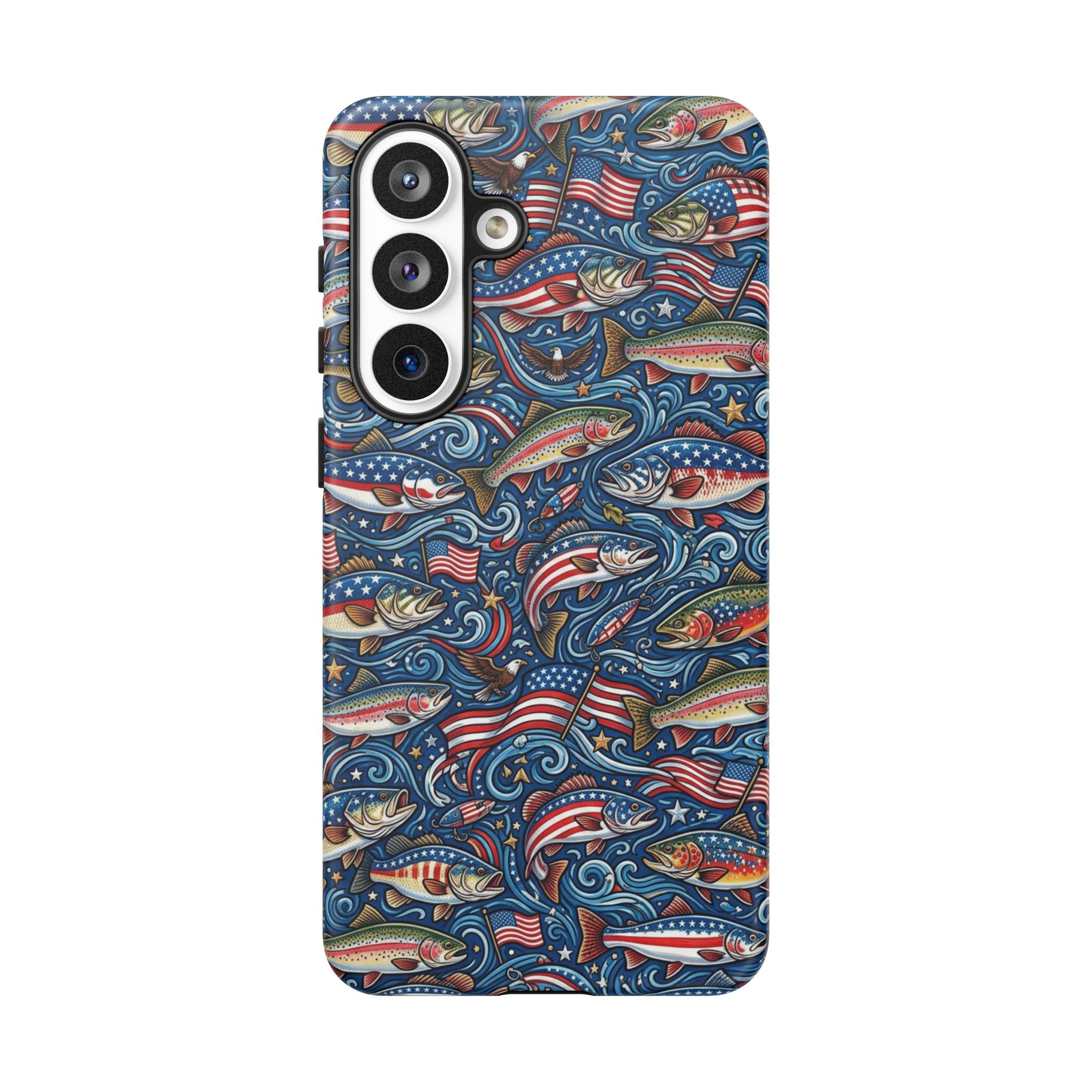 Patriotic Fishing Waters Phone Case Printify