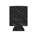 All-Black American Flag Can Cooler — Patriotic Koozie