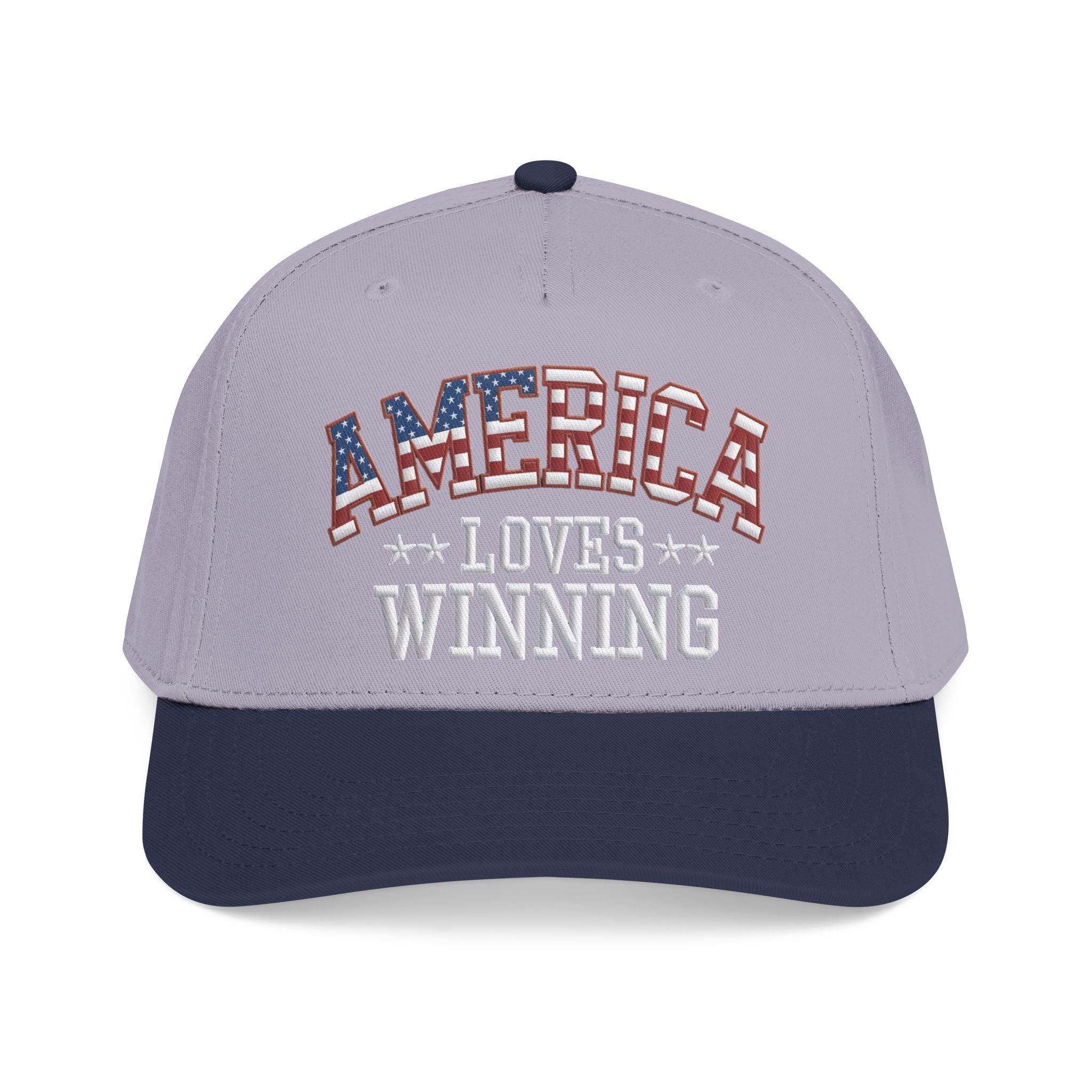 America Loves Winning Patriotic Hat – American Flag Cap