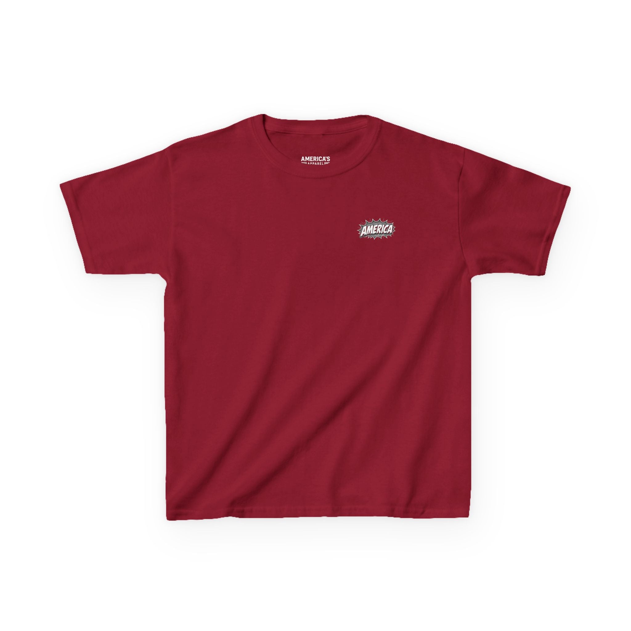America Comic Book History Kids Tee Printify