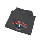 America Eagle Hoodie — Patriotic Bald Eagle Sweatshirt Printify