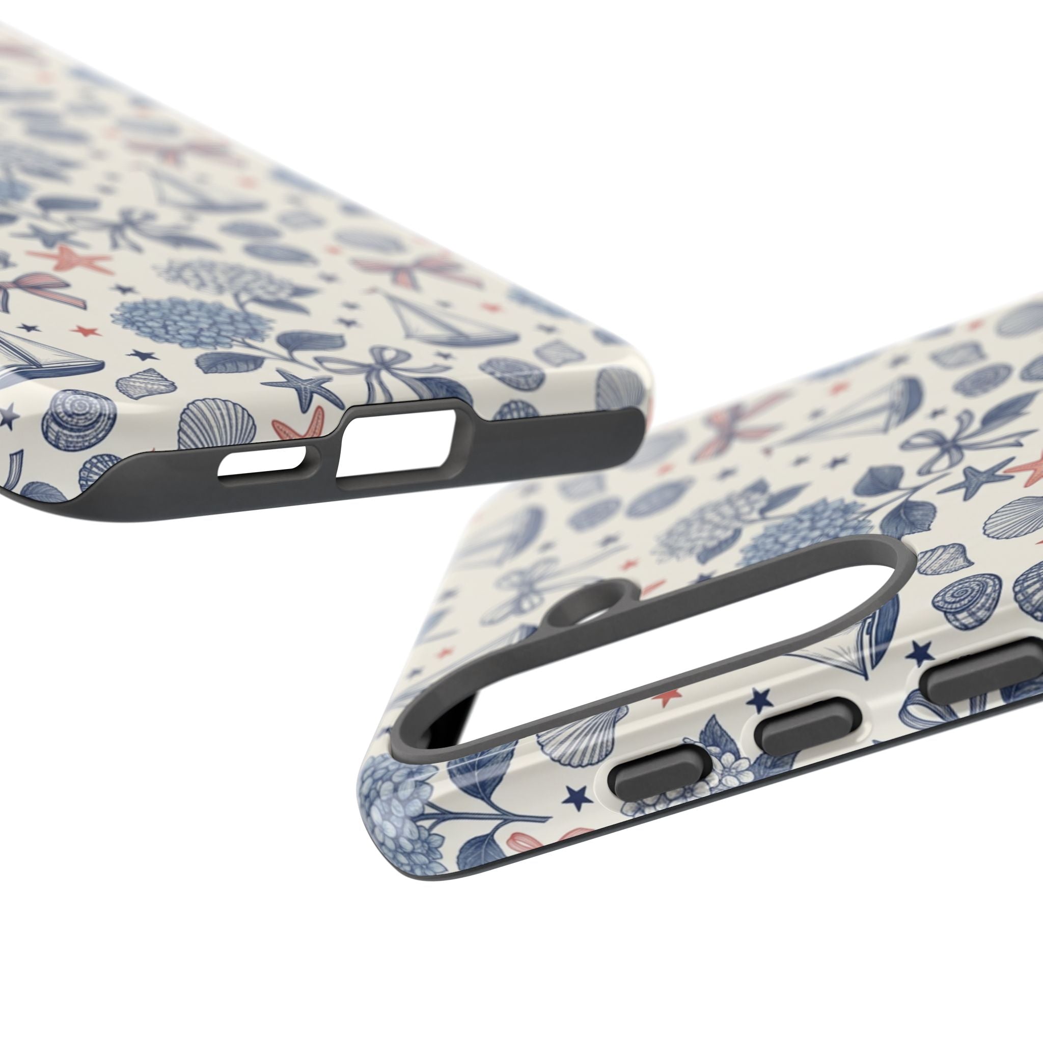 Coastal Americana Hydrangea Phone Case Printify