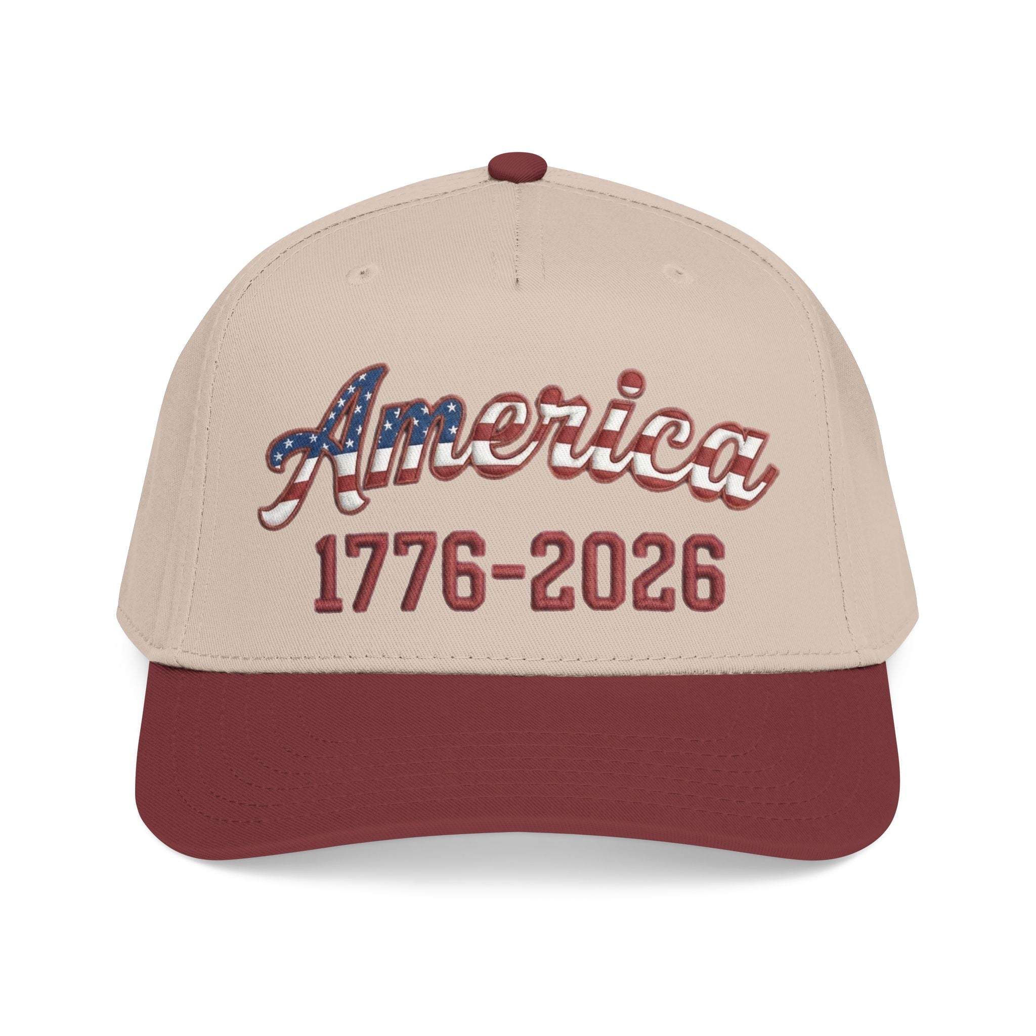 "America 1776–2026" Patriotic Baseball Cap – American Heritage Snapback Hat