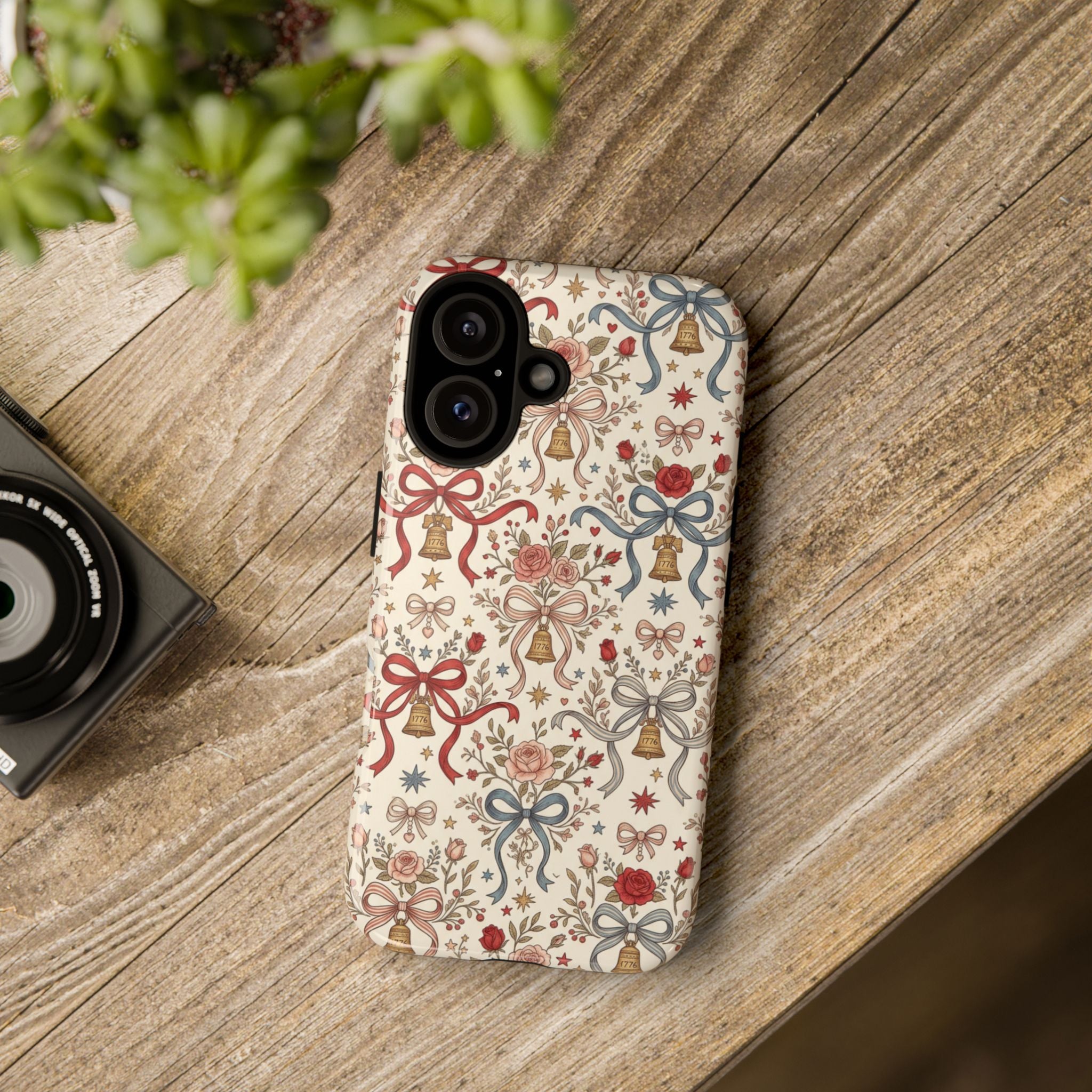 1776 Coquette Liberty Bells Phone Case Printify