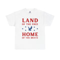 Land of the Free Home of the Brave Eagle Patriotic T-Shirt