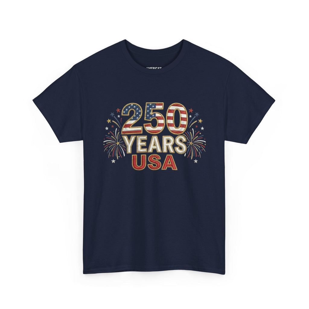 "250 YEARS" Patriotic Unisex Cotton T-Shirt Printify