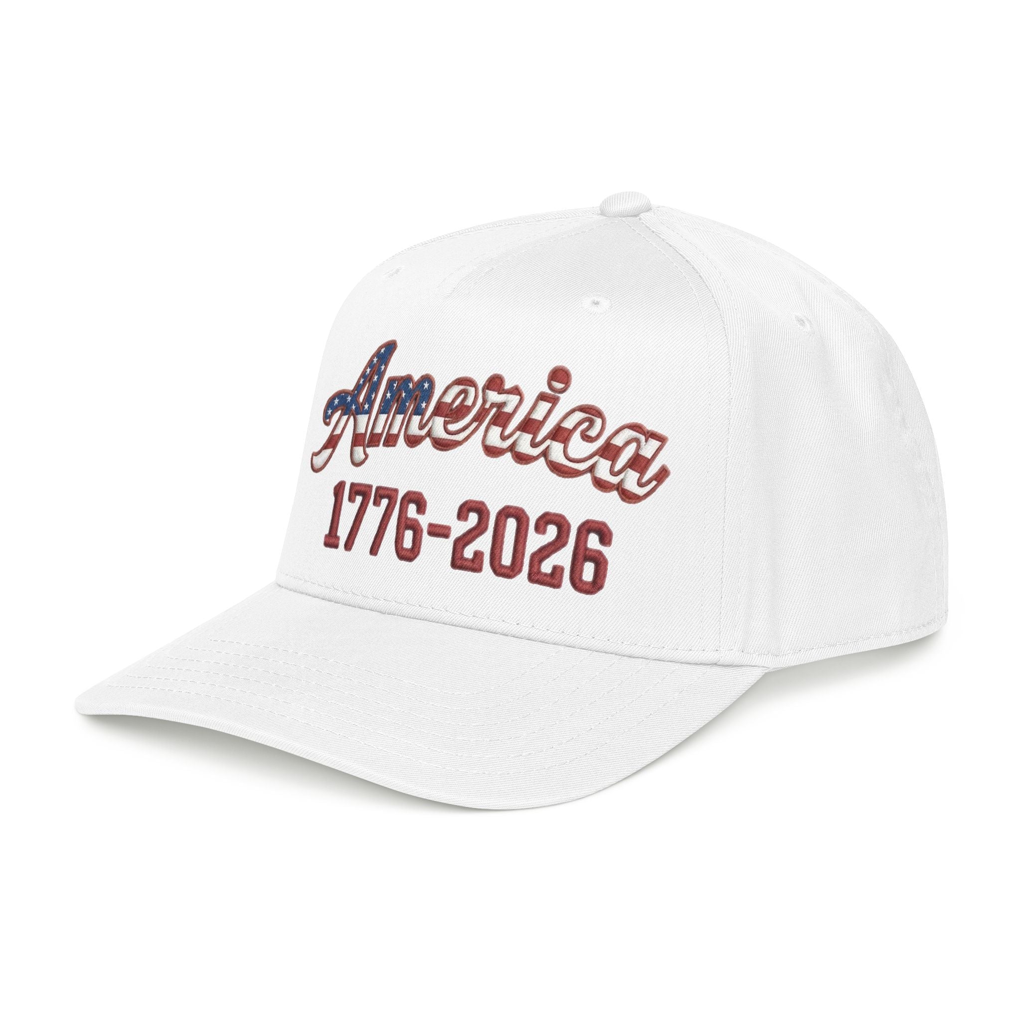 "America 1776–2026" Patriotic Baseball Cap – American Heritage Snapback Hat