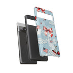 Americana Coquette Cherry Bow Phone Case Printify