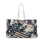 Vintage Americana Eagle Weekender Tote Printify