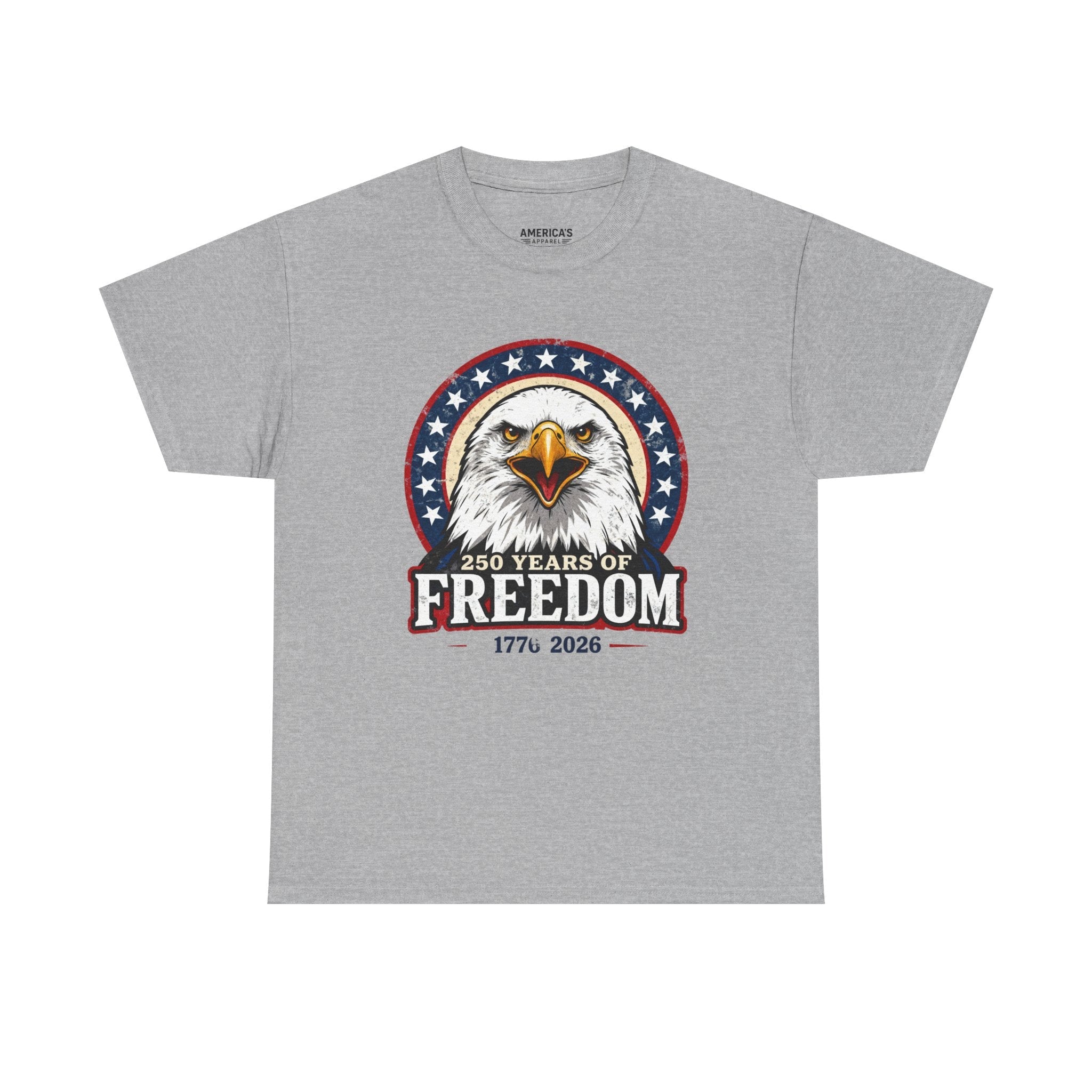 Freedom Eagle T-Shirt — Patriotic Bald Eagle Tee Printify