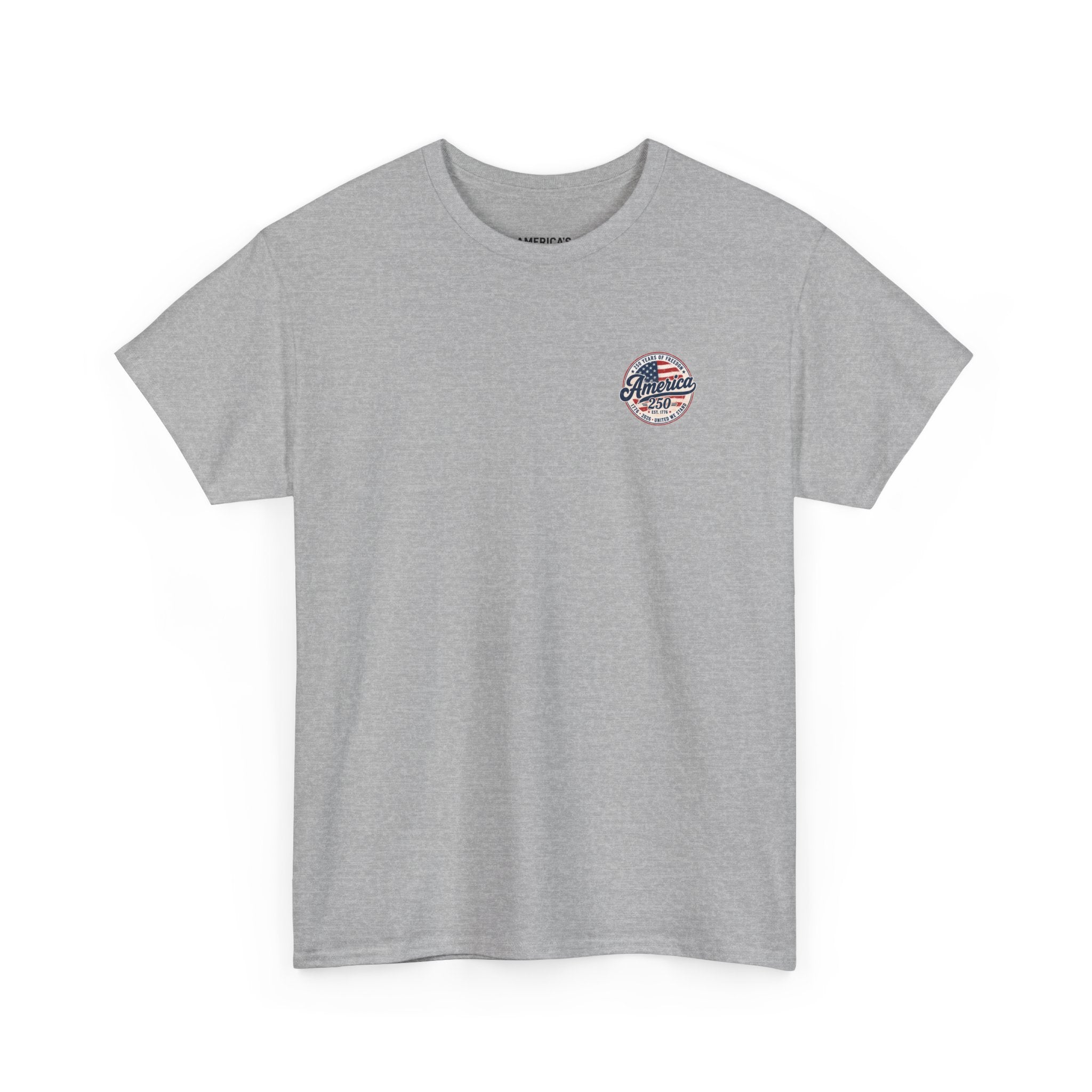 America 250 Anniversary Tee — Patriotic 250 Years of Freedom T-Shirt Printify