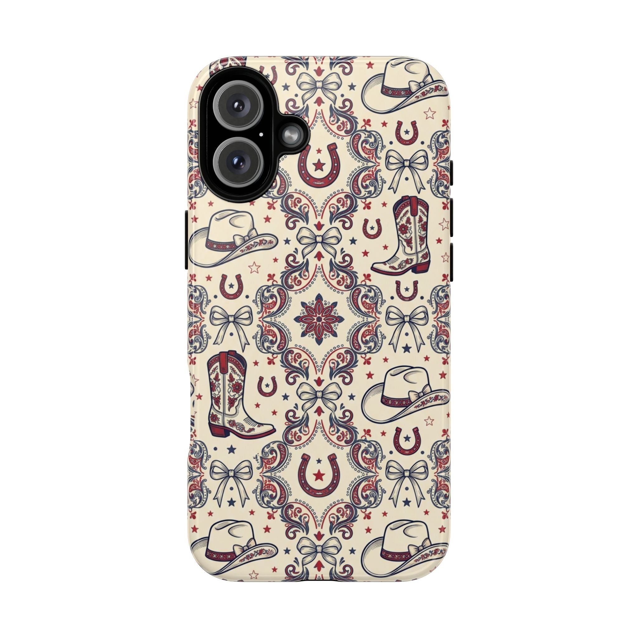 Americana Cowgirl Coquette Phone Case Printify