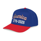 "America 1776–2026" Patriotic Baseball Cap – American Heritage Snapback Hat
