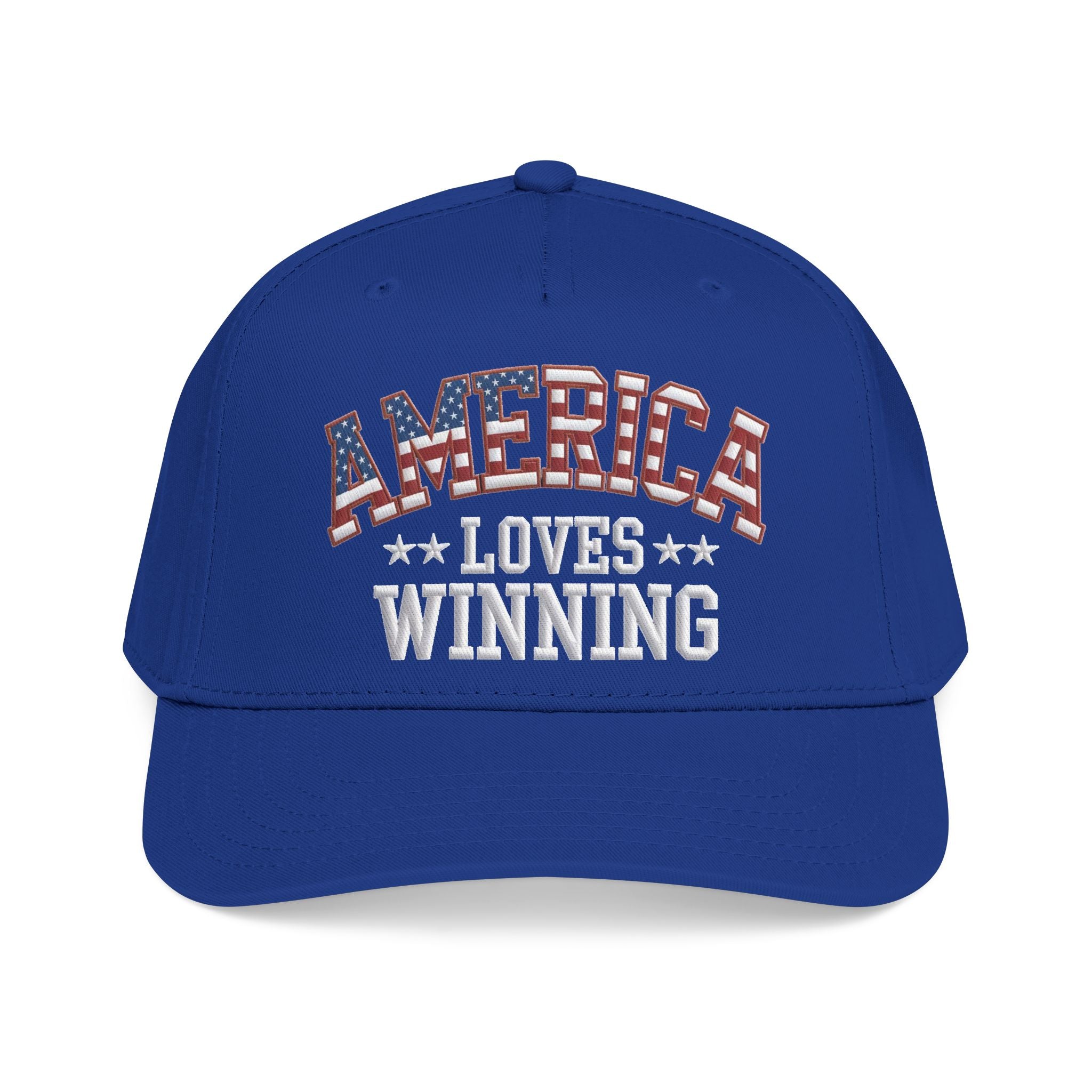 America Loves Winning Patriotic Hat – American Flag Cap