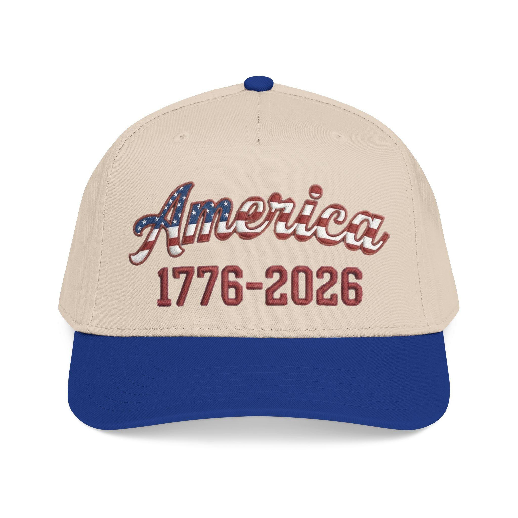 "America 1776–2026" Patriotic Baseball Cap – American Heritage Snapback Hat