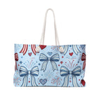 Liberty Bows & Fireworks Weekender Tote Printify