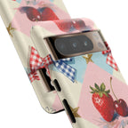 Americana Coquette Cherry Picnic Phone Case Printify