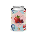 Americana Cherry Picnic Can Cooler Printify
