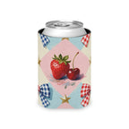 Americana Cherry Picnic Can Cooler Printify