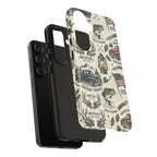 Patriotic Outdoors Phone Case – Bass Fishing & Vintage Americana Case Printify