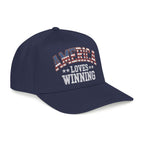 America Loves Winning Patriotic Hat – American Flag Cap