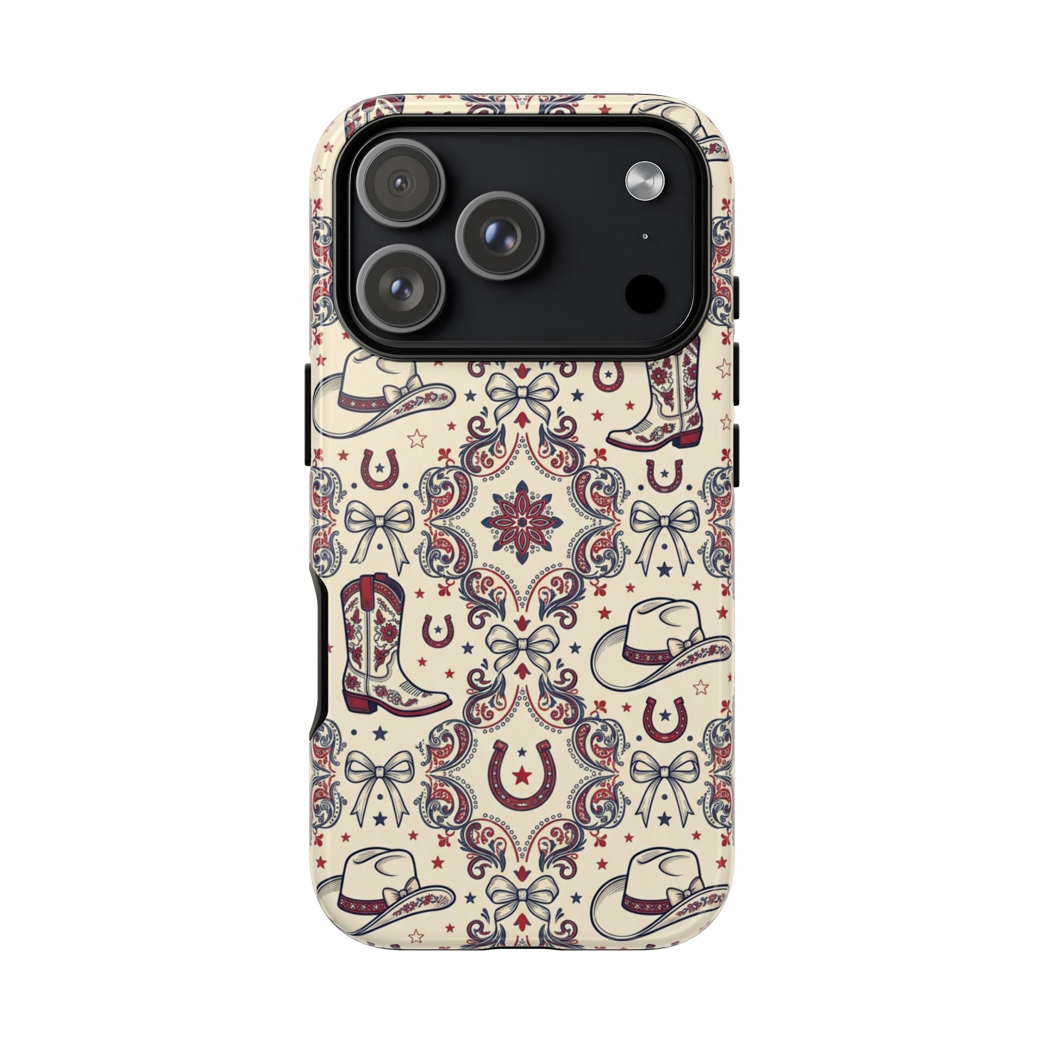 Americana Cowgirl Coquette Phone Case Printify