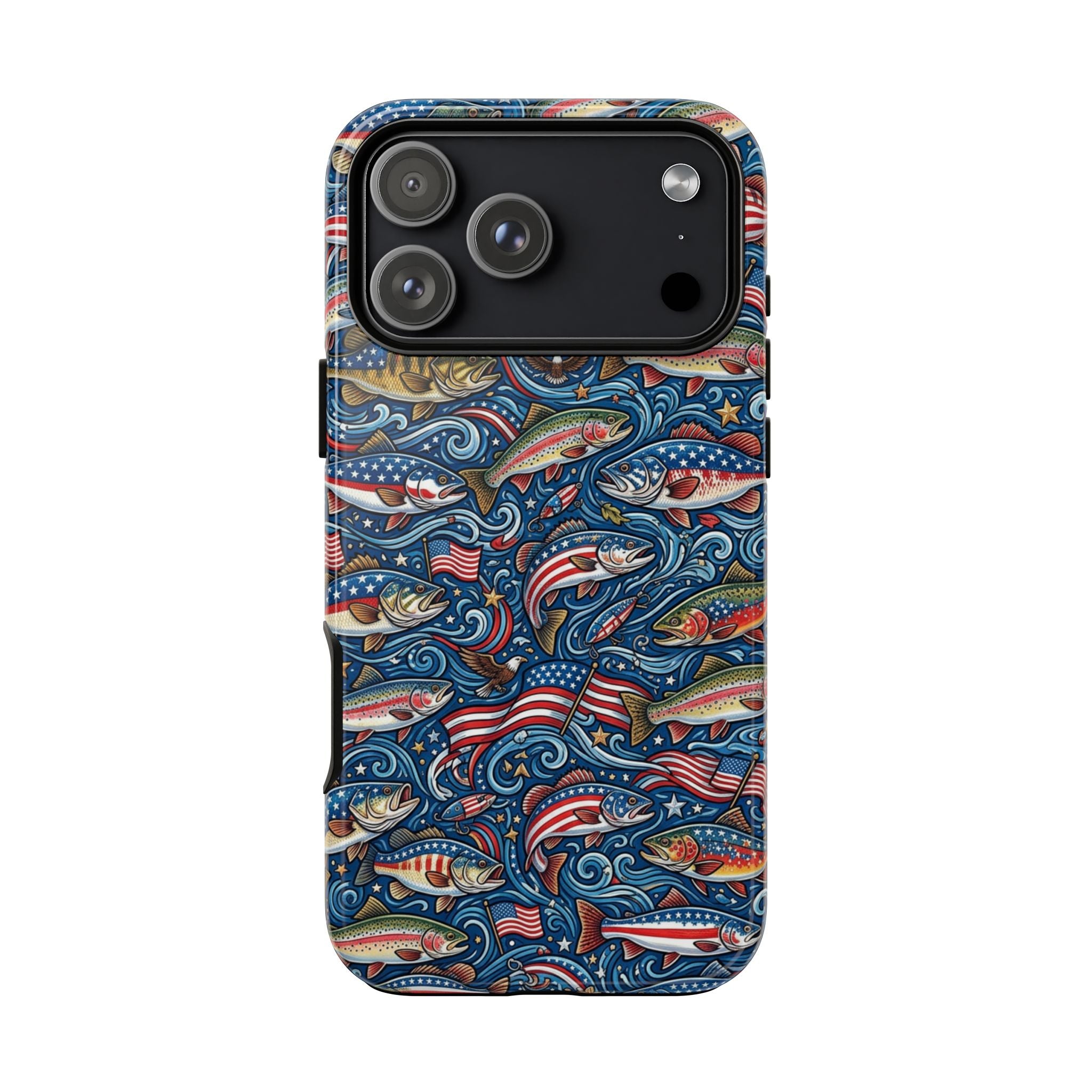 Patriotic Fishing Waters Phone Case Printify