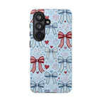 Patriotic Coquette Bows & Fireworks Phone Case Printify