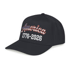 "America 1776–2026" Patriotic Baseball Cap – American Heritage Snapback Hat