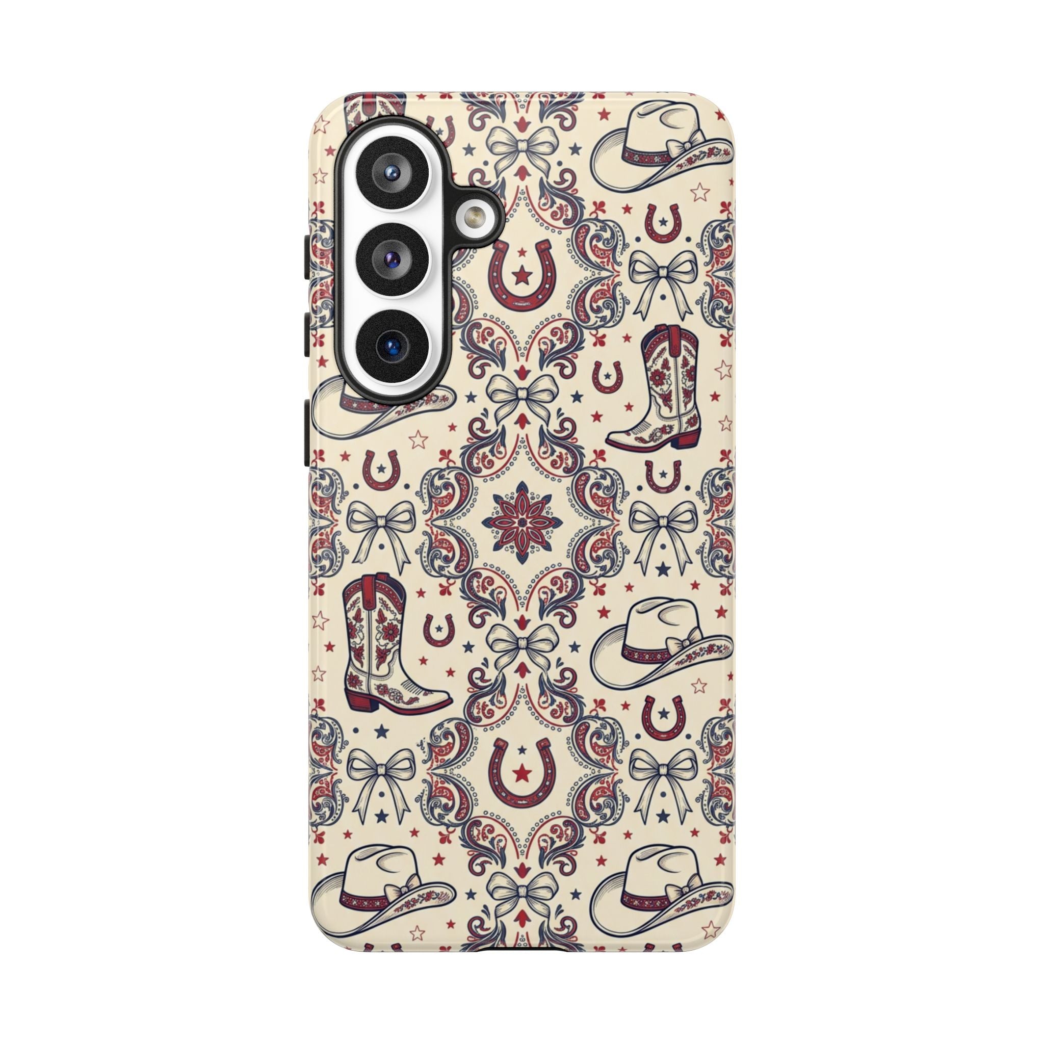 Americana Cowgirl Coquette Phone Case Printify