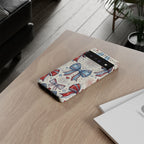 Patriotic Coquette Bows Phone Case – Americana Ribbon & Fireworks Design Printify