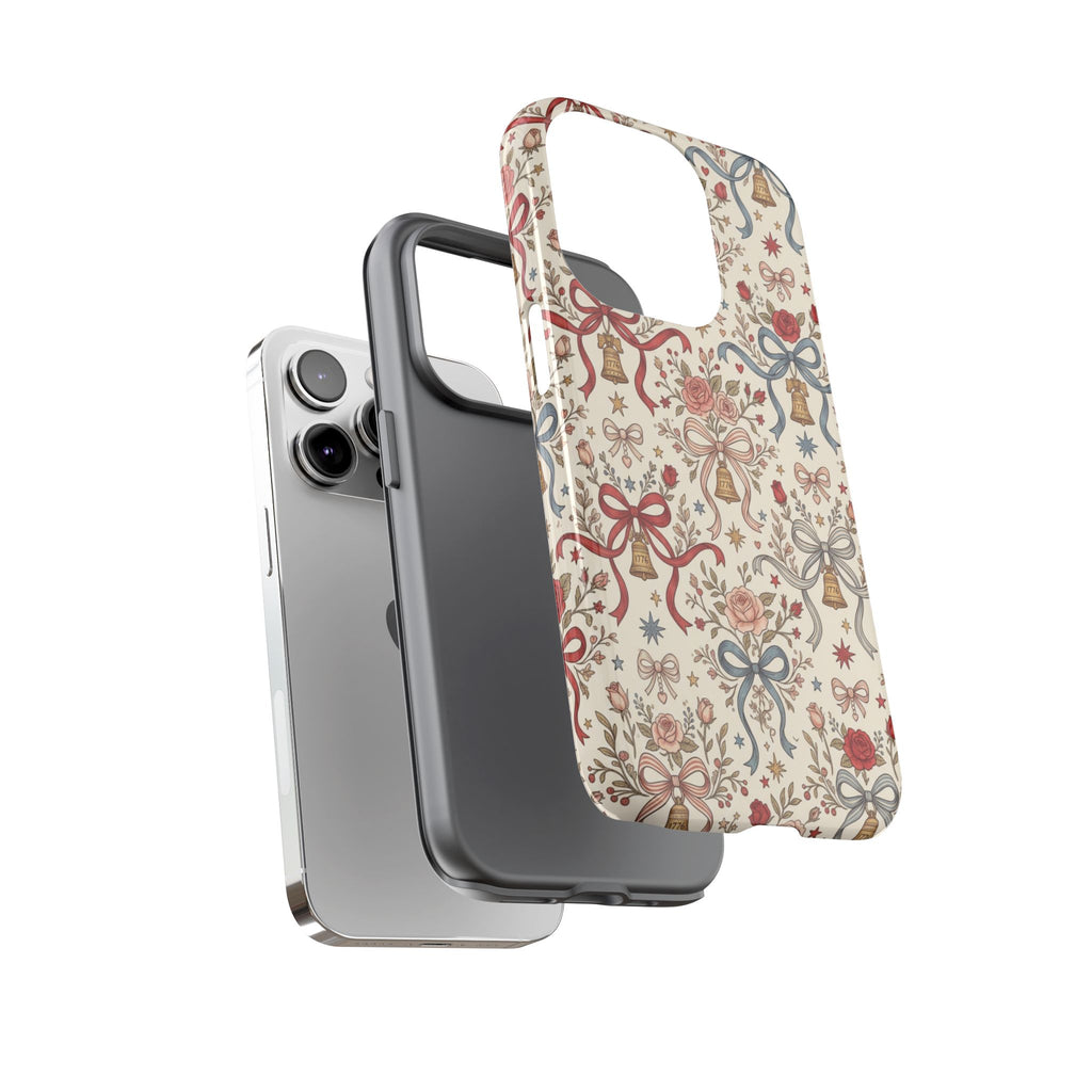 1776 Coquette Liberty Bells Phone Case Printify