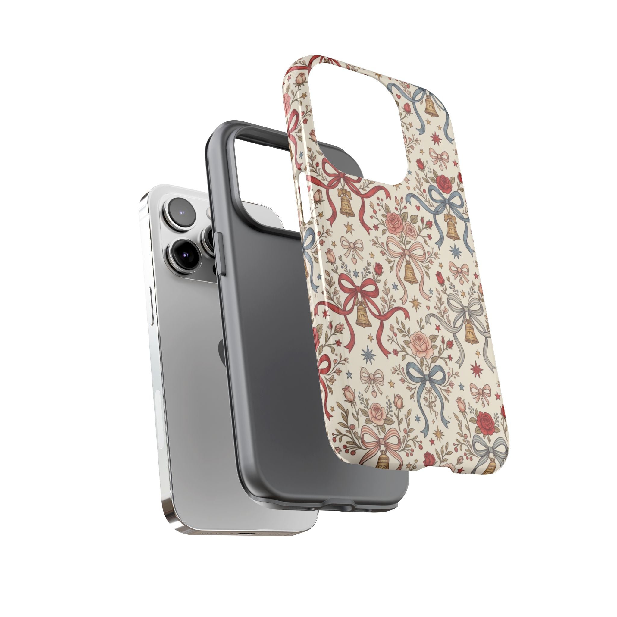 1776 Coquette Liberty Bells Phone Case Printify