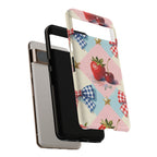 Americana Coquette Cherry Picnic Phone Case Printify